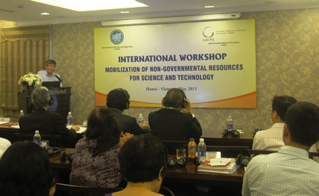 Hội thảo khoa học quốc tế “Huy động nguồn lực ngoài nhà nước cho KH&CN”